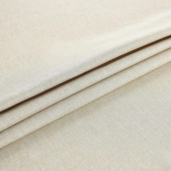 NEWISHER Farmhouse Oval Hemstitch Border Tablecloth Neutral Faux Linen Table Cloth Rustic Solid Beige Table Cover for Dining Kitchen Party Holiday Home 60x84 Inch - Image 7